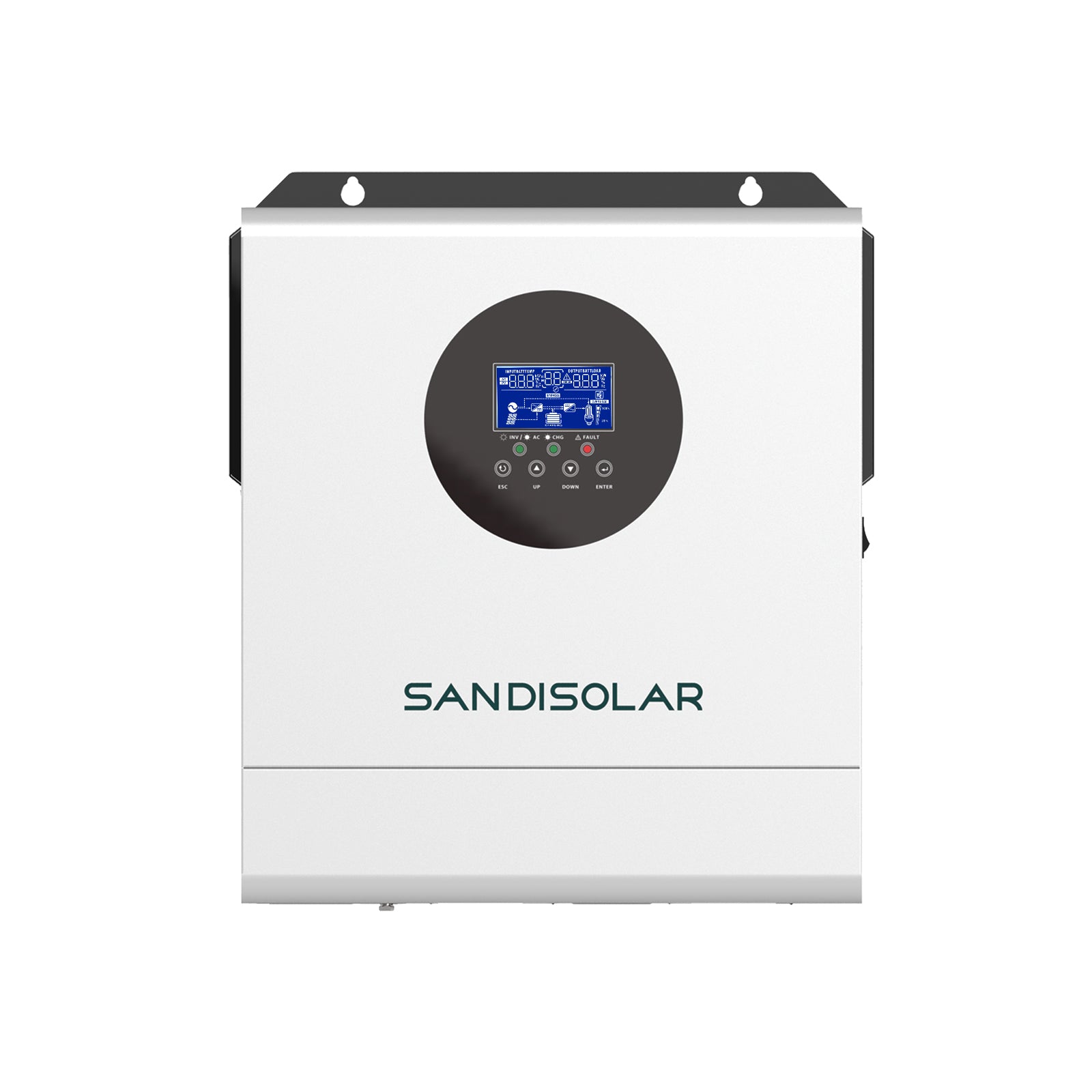 SANDISOLAR 3kW 24V Off-Grid Solar Inverter with Built-in 100A MPPT and